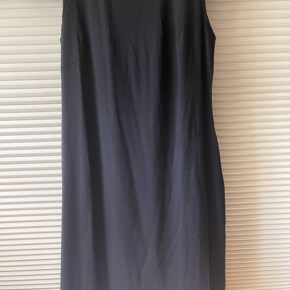 Black Merino Wool Blend DRESS